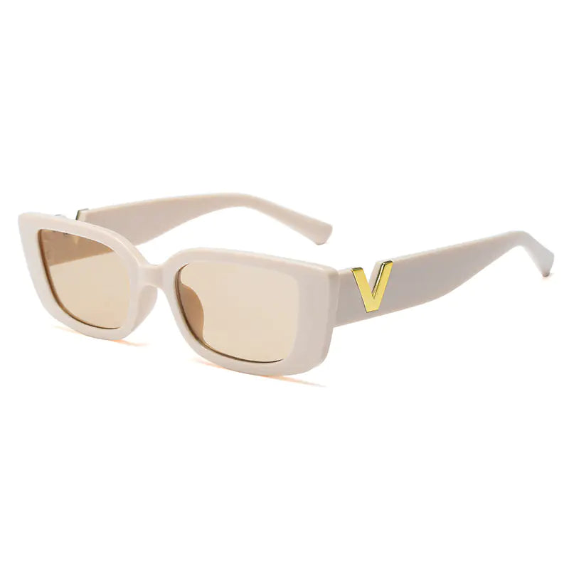 Fashionable Small Frame V Word Sunglasses for Women