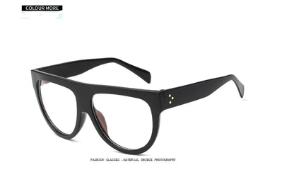 Sunglasses with Studded Design and Oversized Frames