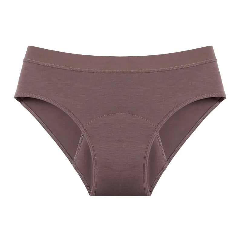 Culotte menstruelle taille plus sexy multicolore en fibre de bambou