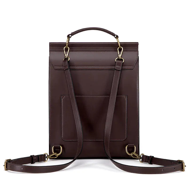 Cnoles Women's Vintage Leather Backpack Purse for Travel
