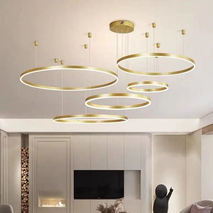 Modern Minimalist Chandelier - Creative Round Light