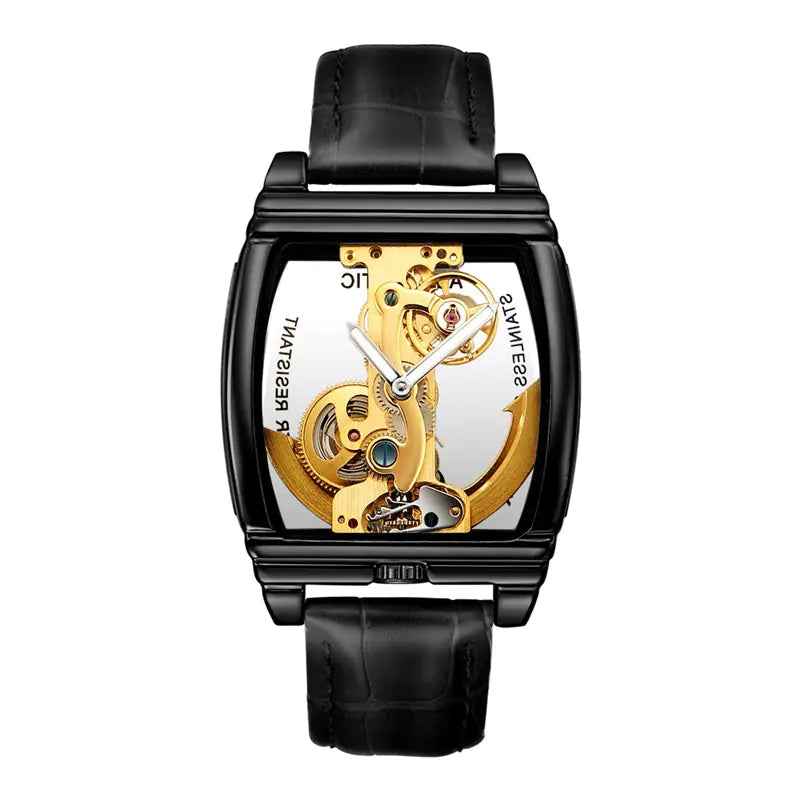 SHENHUA Fashion Dual-Sided Transparent Automatic Watch