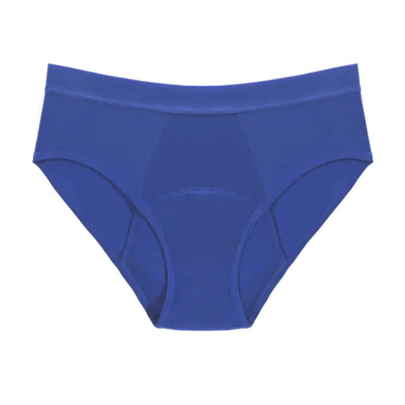 Culotte menstruelle taille plus sexy multicolore en fibre de bambou