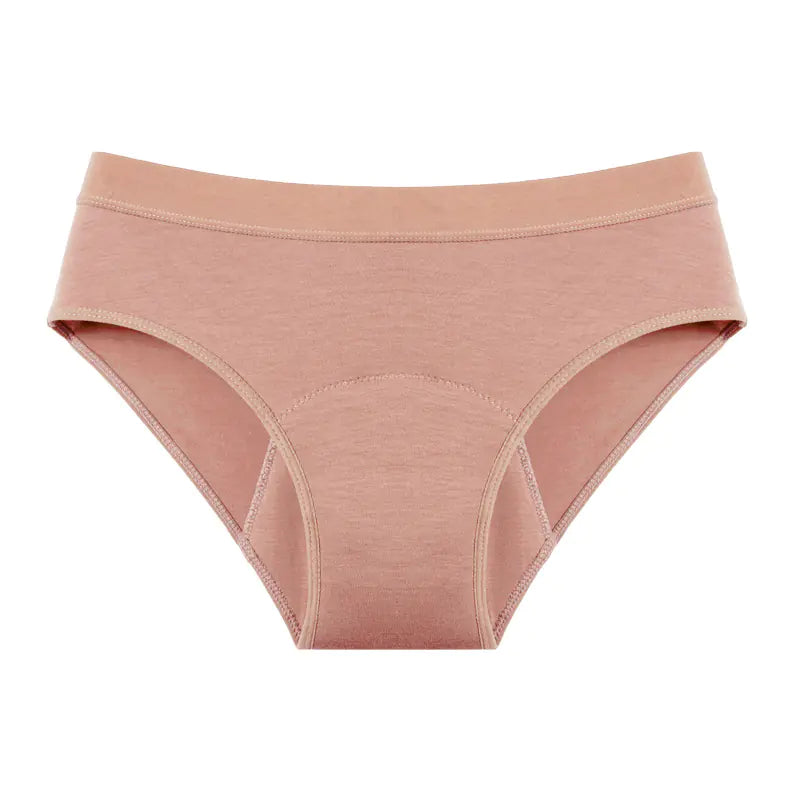 Culotte menstruelle taille plus sexy multicolore en fibre de bambou