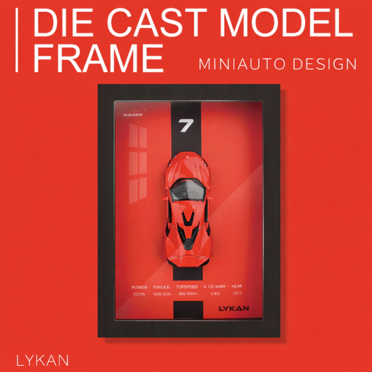 Car Frame 32™ Alloy Model Wall Art (Single Piece)