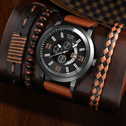 Ensemble de montres de mode pour homme par Soki