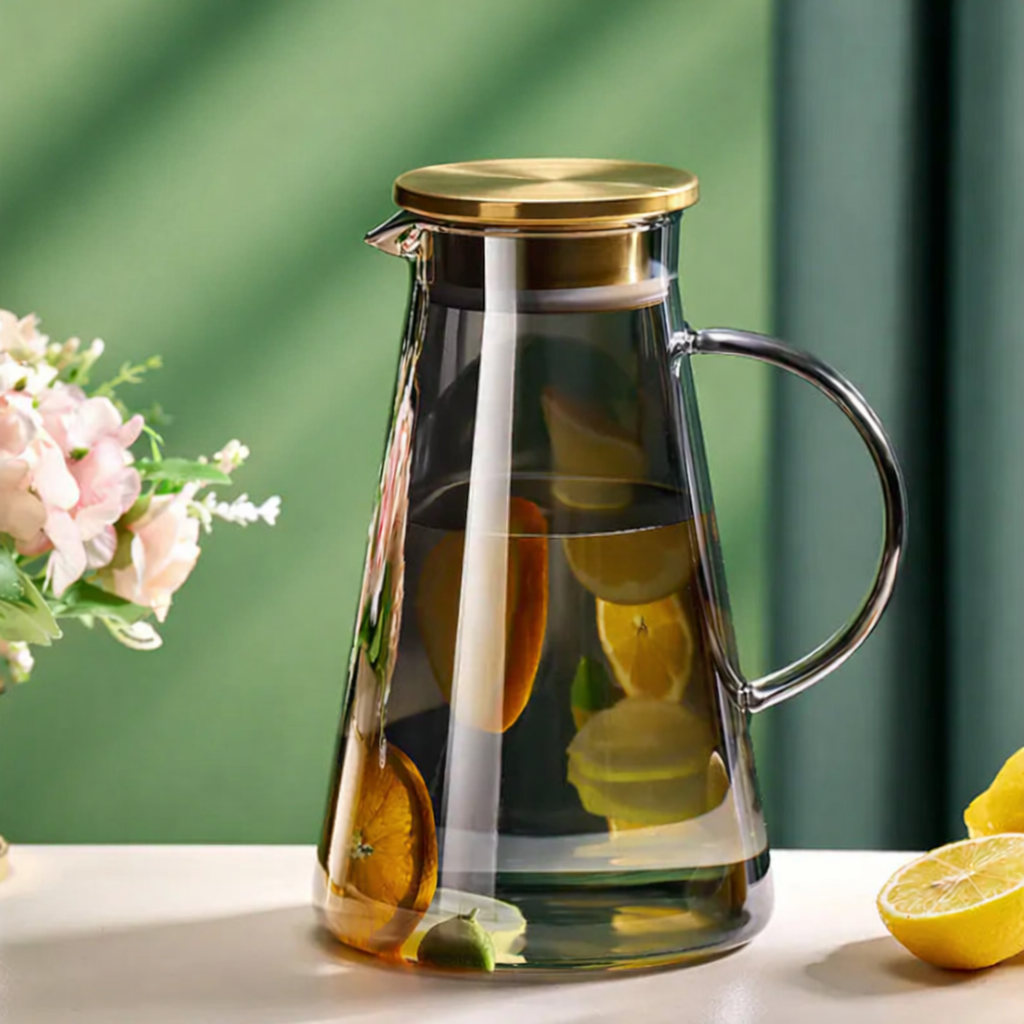 High-Temperature Glass Iced Tea Pitcher