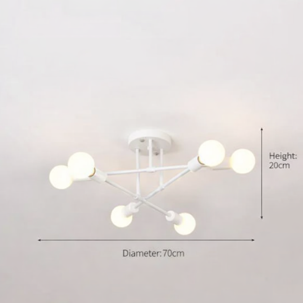 Plafonnier LED moderne pour salon et salle à manger