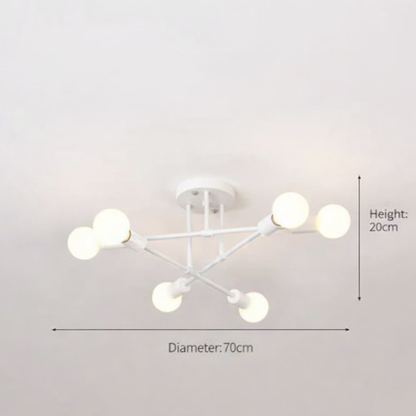Plafonnier LED moderne pour salon et salle à manger