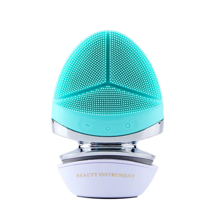 Nouveau dispositif de brosse nettoyante électrique en silicone pour le visage