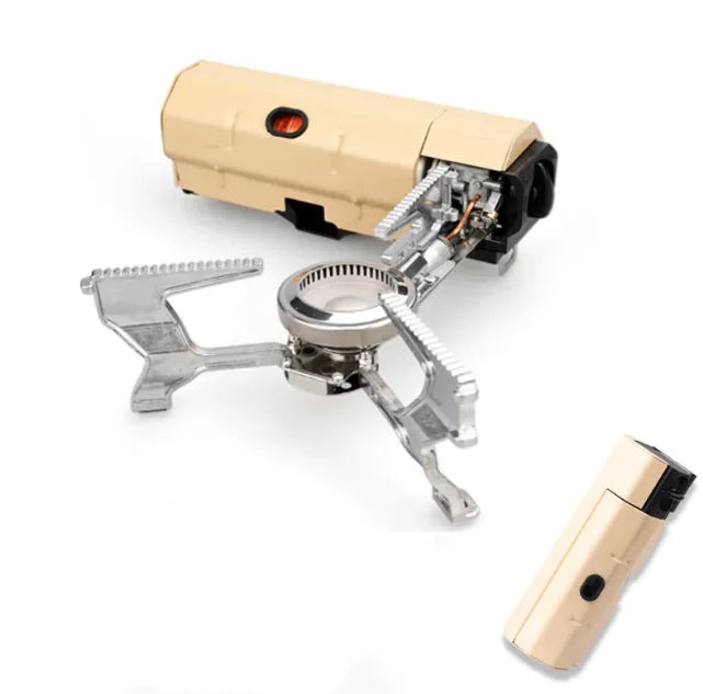Portable Folding Camping Gas Stove – Outdoor BBQ & Travel Cooker
