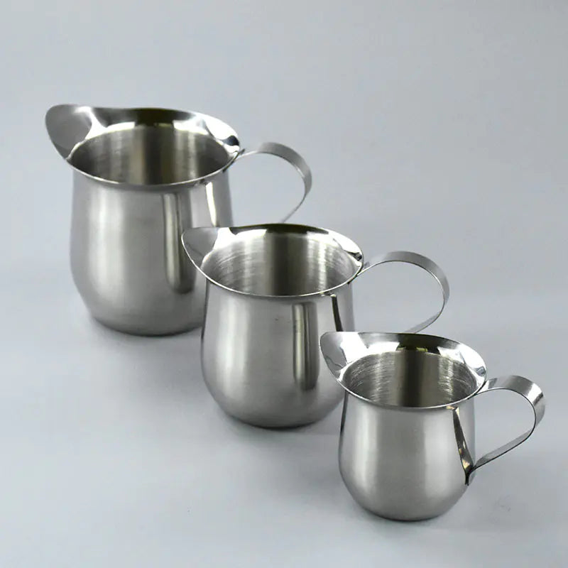 Tasse à mousser le lait chauffante en acier inoxydable pour café