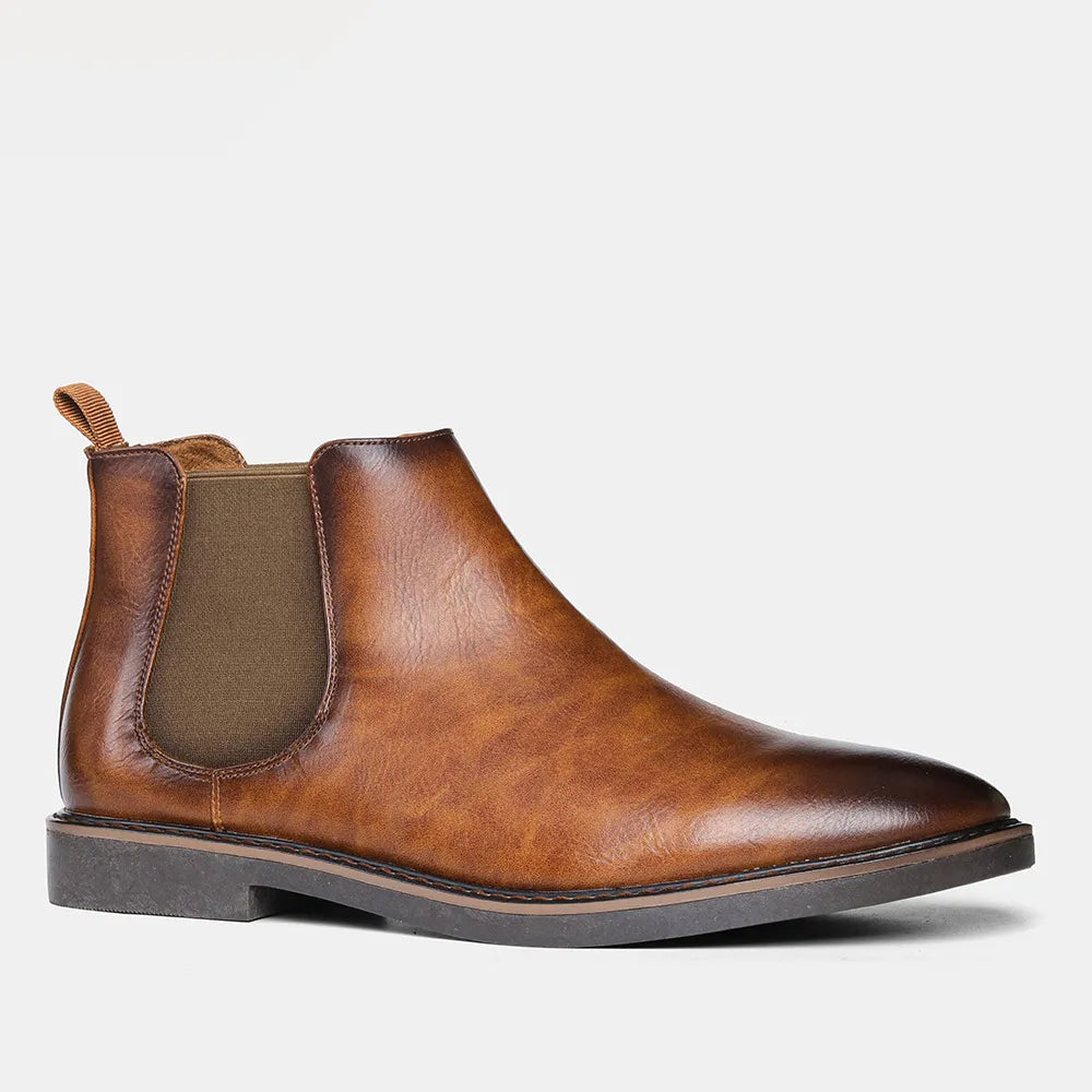 Chaussures imperméables en cuir pour homme