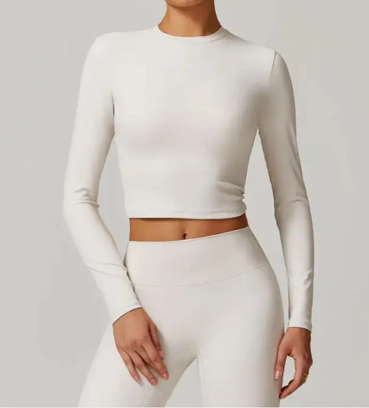 Slim Fit Long Sleeve Yoga Top