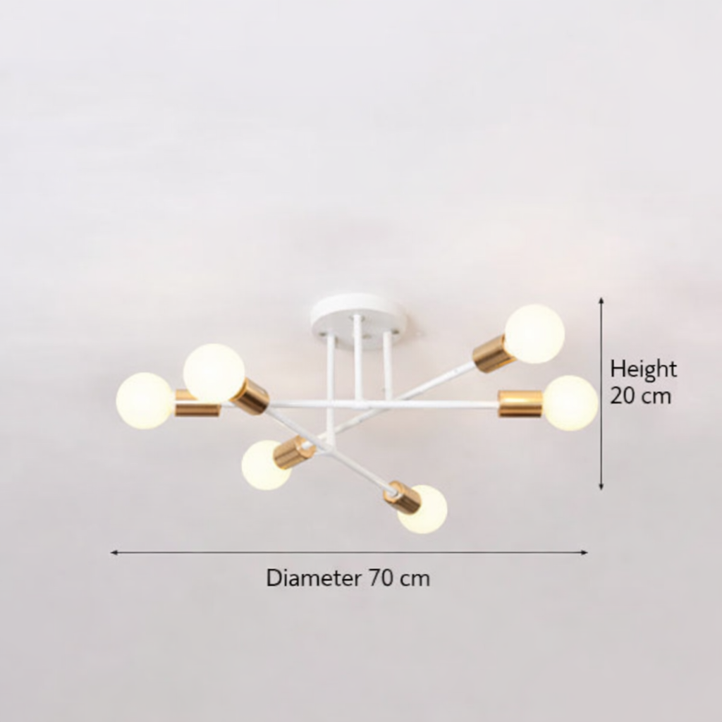 Plafonnier LED moderne pour salon et salle à manger