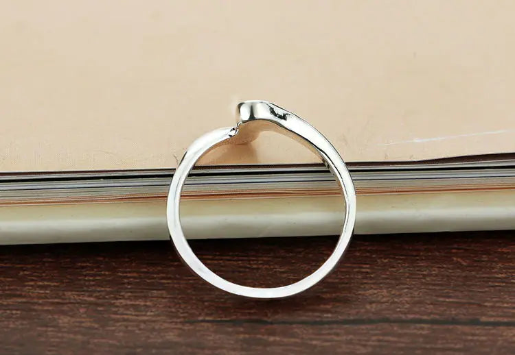 Captivating Silver Lightning Ring