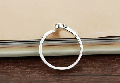 Captivating Silver Lightning Ring