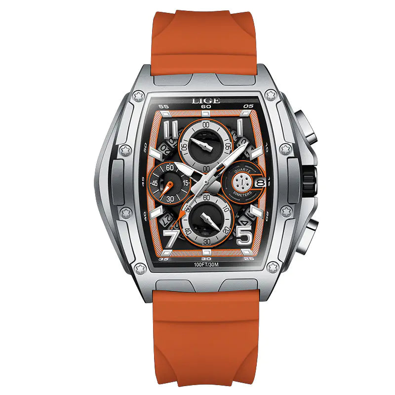 Men's Waterproof Multi-Functional Sports Watch by LIGE