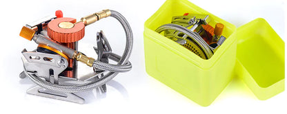 Portable Camping Stove with Windproof Burner